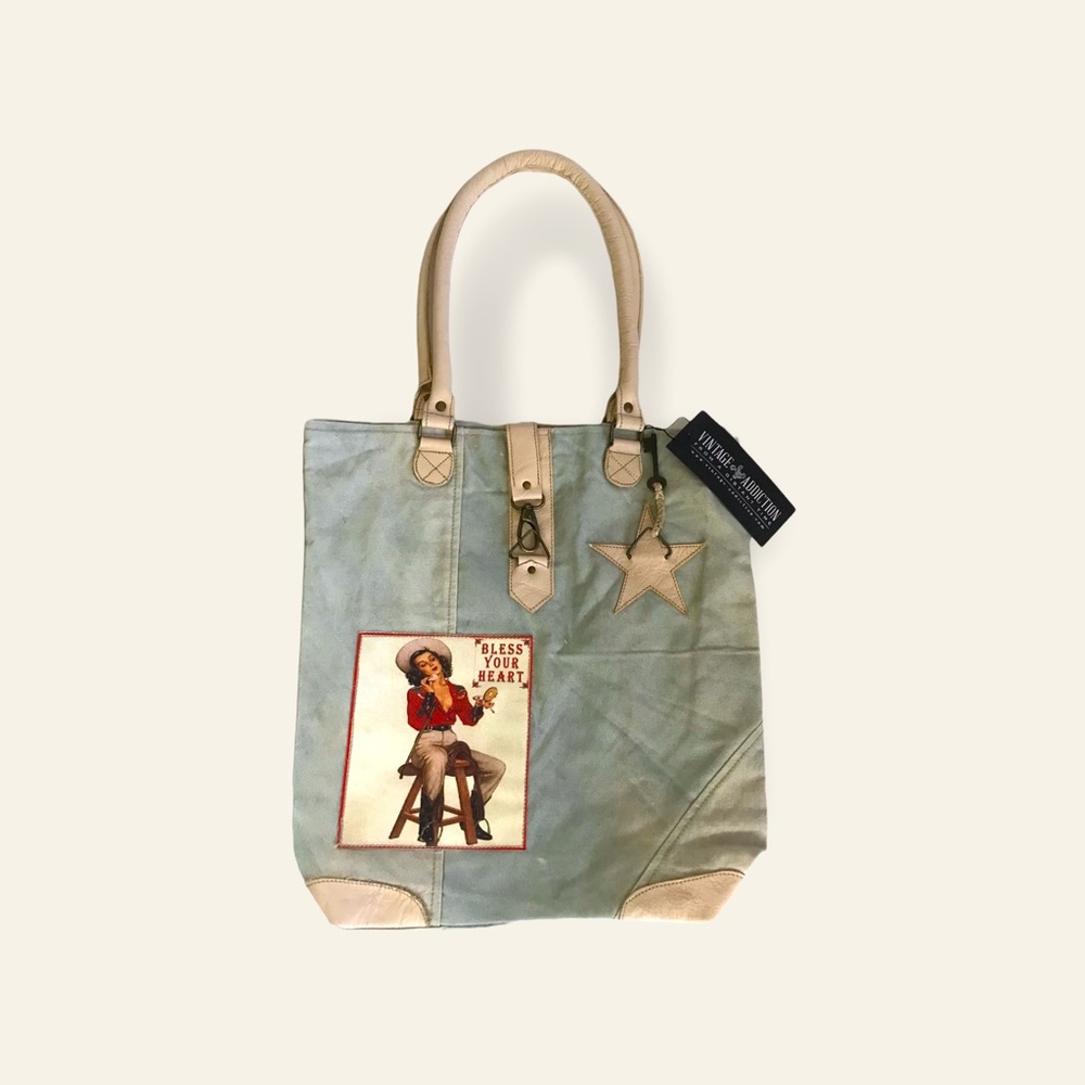 Vintage Addiction tote.